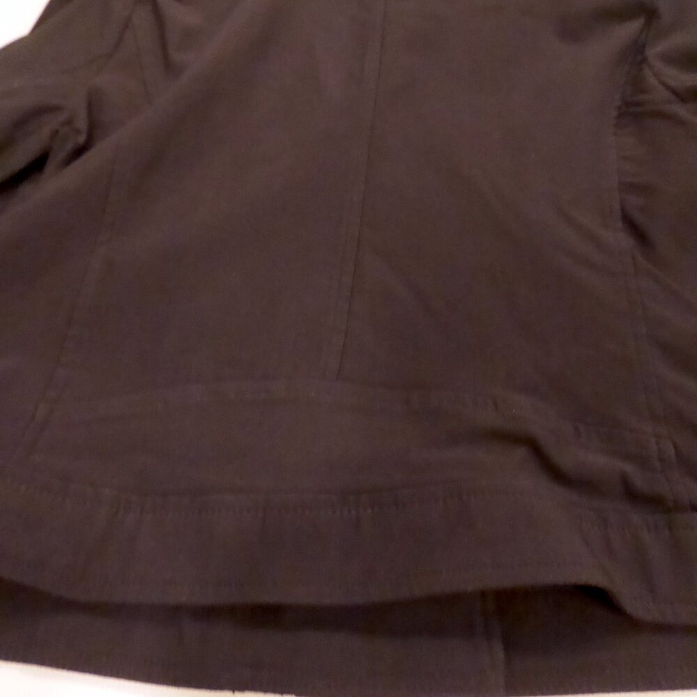 NWOT WOMENS APT. 9 KOHLS BLACK MOTO STYLE FULL ZIPPER JACKET PETITE XL - Picture 13 of 15